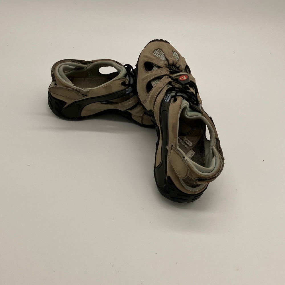Merrell Chameleon II Web Leather Hiking Sandals Womens 9.5 Brown Tan J80572